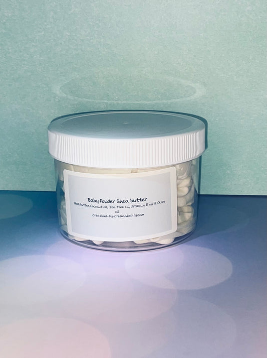 Baby powder|Shea butter