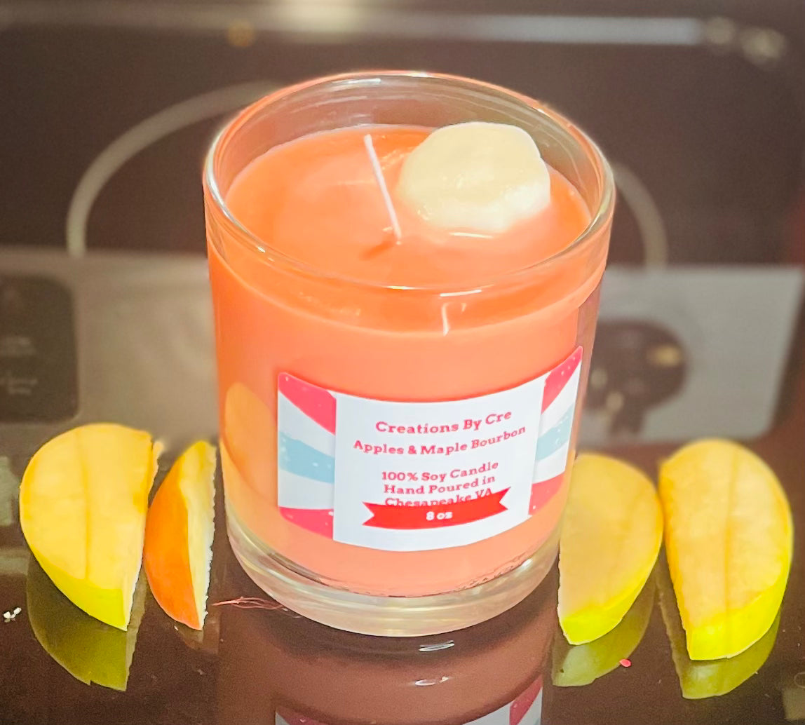 Apple & maple bourbon Soy Candle