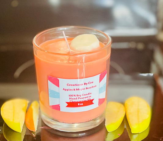 Apple & maple bourbon Soy Candle